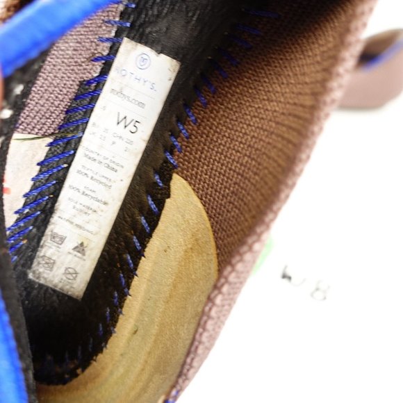 ROTHY'S Womens 100% Recycled Brown Nude Ballerinas Ballet Flat Shoes 5 Knitted - Picture 12 of 13